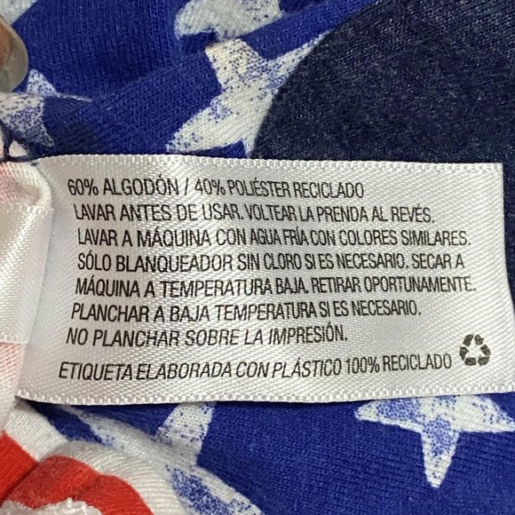 Cats & Jacks Kids Sleeveless American Flag Shirt Top Size 4T - Picture 6 of 6